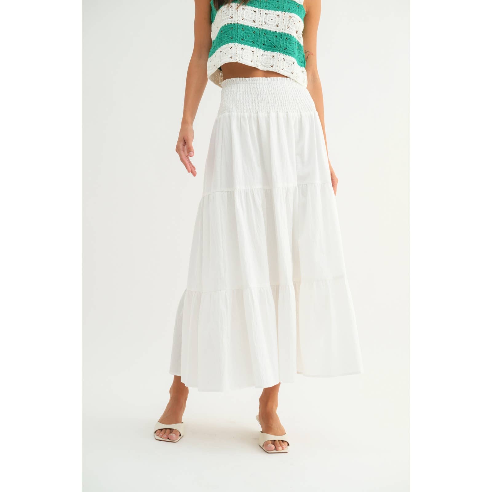 NEWALRIN☆Pure Lace Frill Long Skirt★Pre-order★ SKIRTS – Pure Boutique
