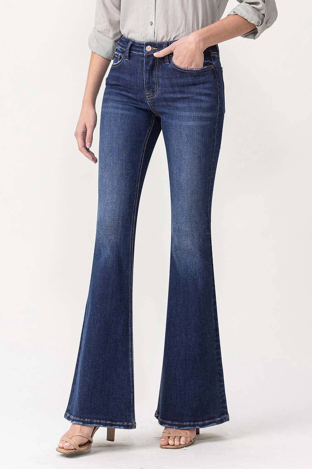 MID RISE FLARE JEANS – Pure Boutique