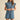 RUFFLED DETAIL DENIM VEST