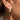 CZ HUGGIE HOOP EARRINGS