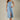 SLEEVELESS DENIM MIDI DRESS