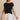 SHORT SLEEVE TOP WITH TWIST HEM DETAIL