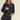 Black Contrast Stitch Cardigan