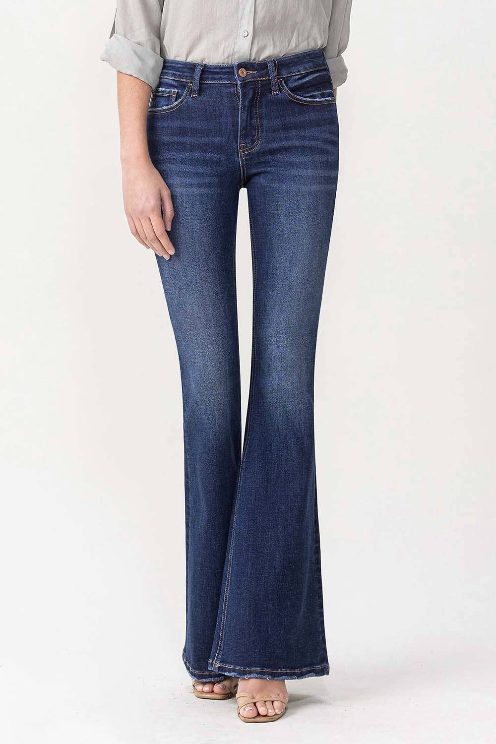 MID RISE FLARE JEANS – Pure Boutique