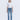 MID RISE ANKLE SLIM STRAIGHT JEANS