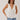 V-NECK TOP WITH LACE TRIM