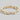 HAMMERED BANGLE SET WITH STONES