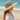 WIDE BRIM HAT WITH STARFISH CHARM