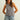 SLEEVELESS SLUB KNITTED TOP WITH ROLLED HEM DETAIL