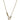 Short Cable Chain Necklace with Toggle Front Closure and Square Hanging Pendant